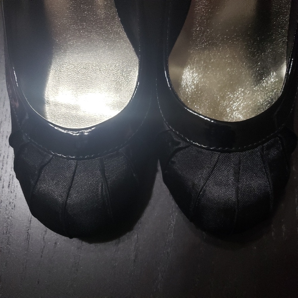 🆕️ Charlotte Russe Satin Black Heel - Picture 6 of 7